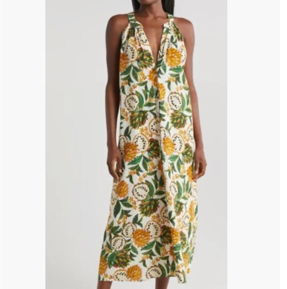 FARM Rio Biriba  Cover-Up Maxi Dress size Small